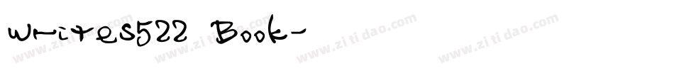 writes522 Book字体转换